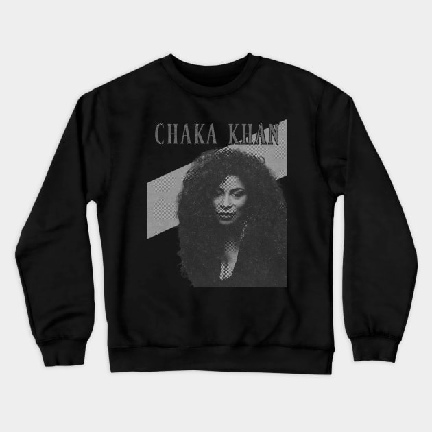 Chaka khan // Illustrations Crewneck Sweatshirt by Degiab